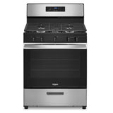 Wholesale-Whirlpool 5.1 Cu. Ft. WFG505M0MSFreestanding Gas Range with Edge to Edge Cooktop-Gas Range-Whi-WFG505M0MS-Electro Vision Inc
