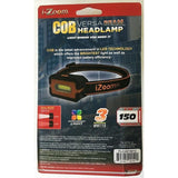 Wholesale-i-Zoom Versa Beam COB Headlamp 2 pack 150 Lumens-Headlamp-IZ-FLCH215012-Electro Vision Inc