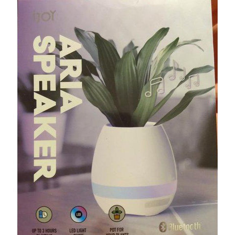 Wholesale-iJoy Aria Bluetooth Speaker Planter with LED Lights-Speaker-iJoy-Aria-Electro Vision Inc