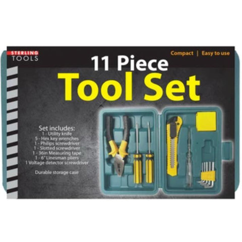 Wholesale-11 Piece Tool Set in Box-Tool Set-ToolKit-11pcs-Electro Vision Inc