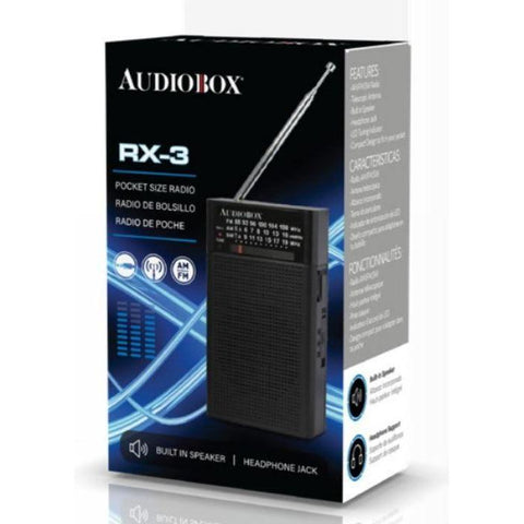 Wholesale-Audiobox RX3 AM/FM/SW Radio-Radio-AUD-RX3-Electro Vision Inc