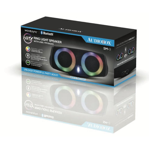 Wholesale-Audiobox SM3 Mini speaker with ring light-Speakers-Aud-SM3-Electro Vision Inc