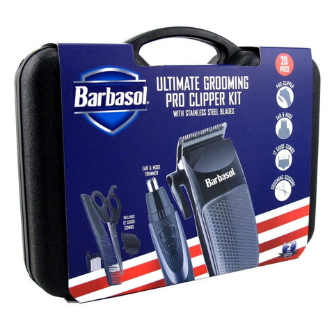 Wholesale-Barbasol CBH14003KIT 20-Piece Ultimate Grooming Pro Hair Clipper Kit-Grooming-Bar-CBH14003KIT-Electro Vision Inc
