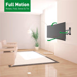 Wholesale-Barkan 3400 Tv Wall Mount 29”- 65” Full Motion - 4 Movements, Flat / Curved-TV Mount-Bar-3400-Electro Vision Inc