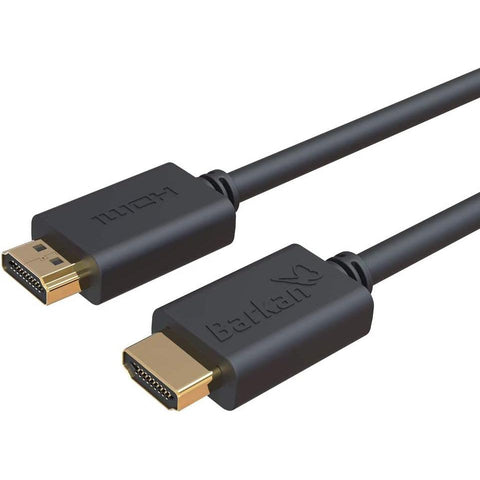Wholesale-Barkan HDMI cable 6F, sleeve, carton, Black, 180-Him-Bar-HD18P2-Electro Vision Inc