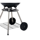 Wholesale-Brentwood BB-1701 17-Inch Portable Charcoal BBQ Grill, Red-Outdoor Grill-BRE-BB1701-Electro Vision Inc