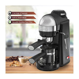 Wholesale-Brentwood GA-135BK Espresso and Cappuccino Maker, Black-Coffee Maker-BRE-GA135-Electro Vision Inc