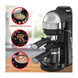 Wholesale-Brentwood GA-135BK Espresso and Cappuccino Maker, Black-Coffee Maker-BRE-GA135-Electro Vision Inc