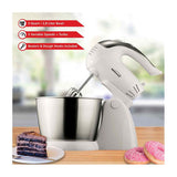 Wholesale-Brentwood SM1152 Stand Mixer White 5 Speed-Mixer-Bre-SM1152-Electro Vision Inc