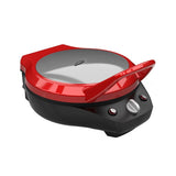 Wholesale-Brentwood TS-124R 12-Inch Non-Stick Pizza Maker and Grill with Timer, Red-Pizza Maker and Grill-Bre-TS124R-Electro Vision Inc