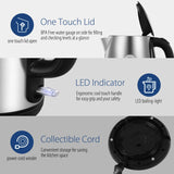 Wholesale-Comfee 1.7 L SS Cordless Kettle-Electric Kettles-Com-CEKS001-Electro Vision Inc