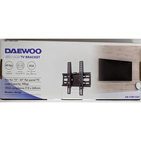 Wholesale-Daewoo DETVB1559 TV Bracket Fixed 15"-43"-TV Mount-Dae-DETVB1559-Electro Vision Inc