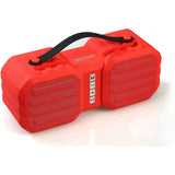 Wholesale-Dolphin SPB8X- Portable Splashproof Bluetooth Speaker - Red-Speakers-Dol-SPB8X-Red-Electro Vision Inc