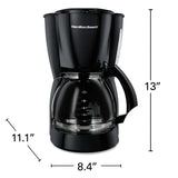 Wholesale-Hamilton Beach 49316 Coffee Maker - 12 Cup Black-Coffee Maker-HB-49316-Electro Vision Inc