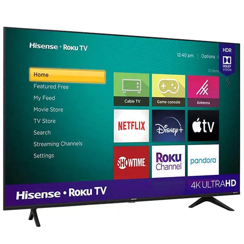 Wholesale-Hisense 75R6030G 75" Class 4K UHD LCD Roku Smart TV HDR R6 Series-Smart TV-His-75R6030G-Electro Vision Inc