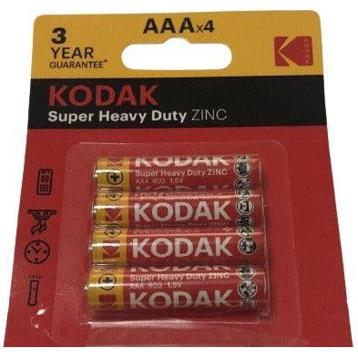 Wholesale-KODAK 30411708 HEAVY-DUTY AA 4-PACK SHRINK-battery-Kod-CAT-30411708-Electro Vision Inc