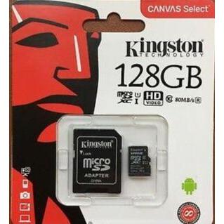 Wholesale-Kingston 128gb Micro SD Card w Adapter-Memory-Kin-SD128-Electro Vision Inc