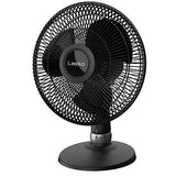 Wholesale-LASKO D12525 12" TABLE FAN BLACK-Fans-LAS-D12525-Electro Vision Inc