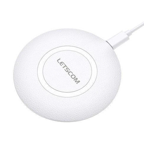 Wholesale-Letscom Super P 15W Wireless Phone Charger - White-Power Adapter & Charger Accessories-Let-SuperP-White-Electro Vision Inc