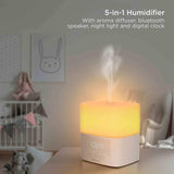 Wholesale-Motorola - 5 in 1 Humidifier and Bluetooth Speaker, 1 Gallon - White-Humidifier-Mot-ST600-Electro Vision Inc