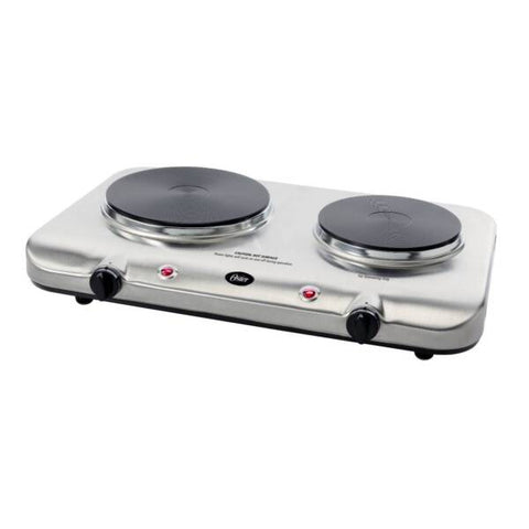 Wholesale-Oster CKSTBUDS00NP-1PS Electric Double Burner-Electric Burner-Ost-CKSTBUDS00NP-1PS-Electro Vision Inc