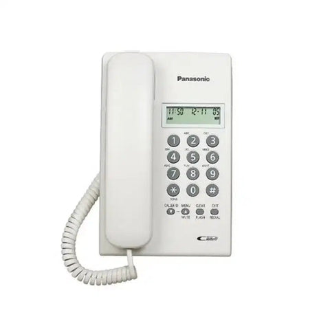 Wholesale-Panasonic KXT7703XW Corded Telephone Caller ID White-Phone-Pan-KXT7703XW-Electro Vision Inc