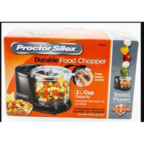 Wholesale-Proctor Silex 72507 Food Chopper Black-Food Chopper & Processor-PS-72507-Electro Vision Inc
