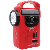 Wholesale-Supersonic SC1095 Radio 5 Way Emergency Solar/ Hand Crank w/ Flashlight-Radio-Sup-SC1095-Electro Vision Inc