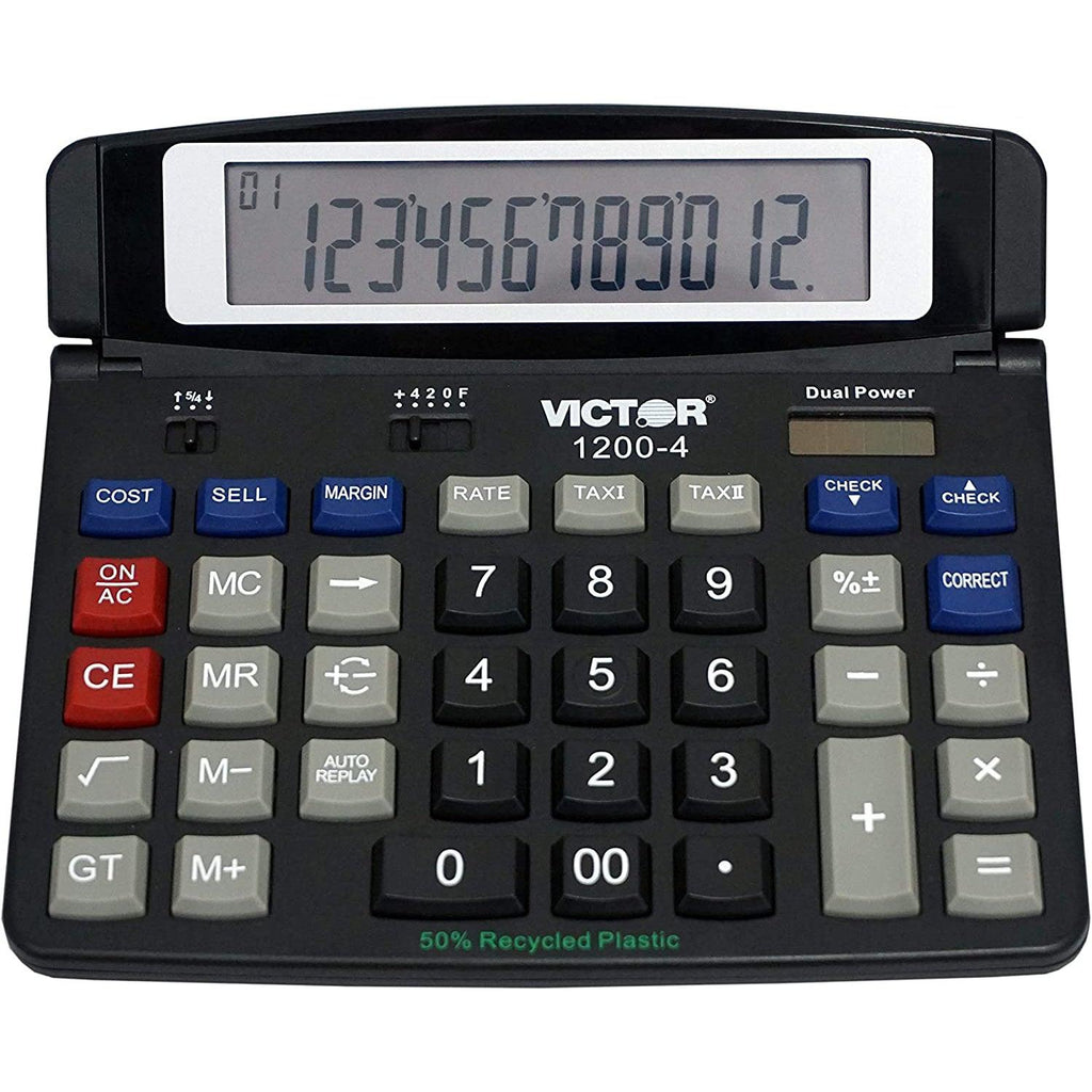 Victor 12 Digit Professional Desktop Calculator Electro Vision Inc