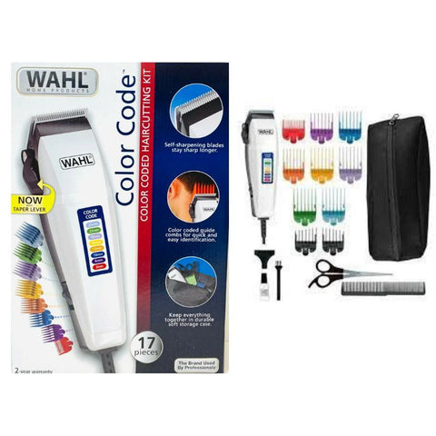 Wholesale-Wahl 9155-2708 17pcs Color Coded Trimmer w Taper-Beauty and Grooming-Wah-9155-2708-Electro Vision Inc