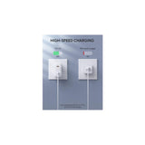 Wholesale-WeMiss CHA1-White 40W PD Dual USB-C Wall Charger - White-Charger-Wem-CHA1-White-Electro Vision Inc