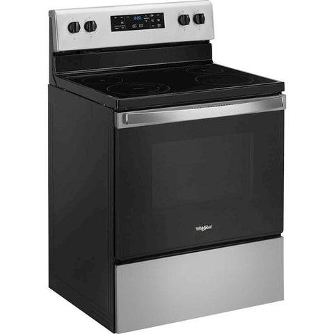 Wholesale-Whirlpool WFE515S0JS 5.3 CF electric range with Frozen Bake technology Stainless Steel-Electric Burner-Whi-WFE515S0JS-Electro Vision Inc