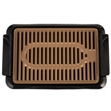 Wholesale-Brentwood TS642 Indoor Electric Copper Grill, 1000 Watt, Black-Indoor Grill-Bre-TS642-Electro Vision Inc